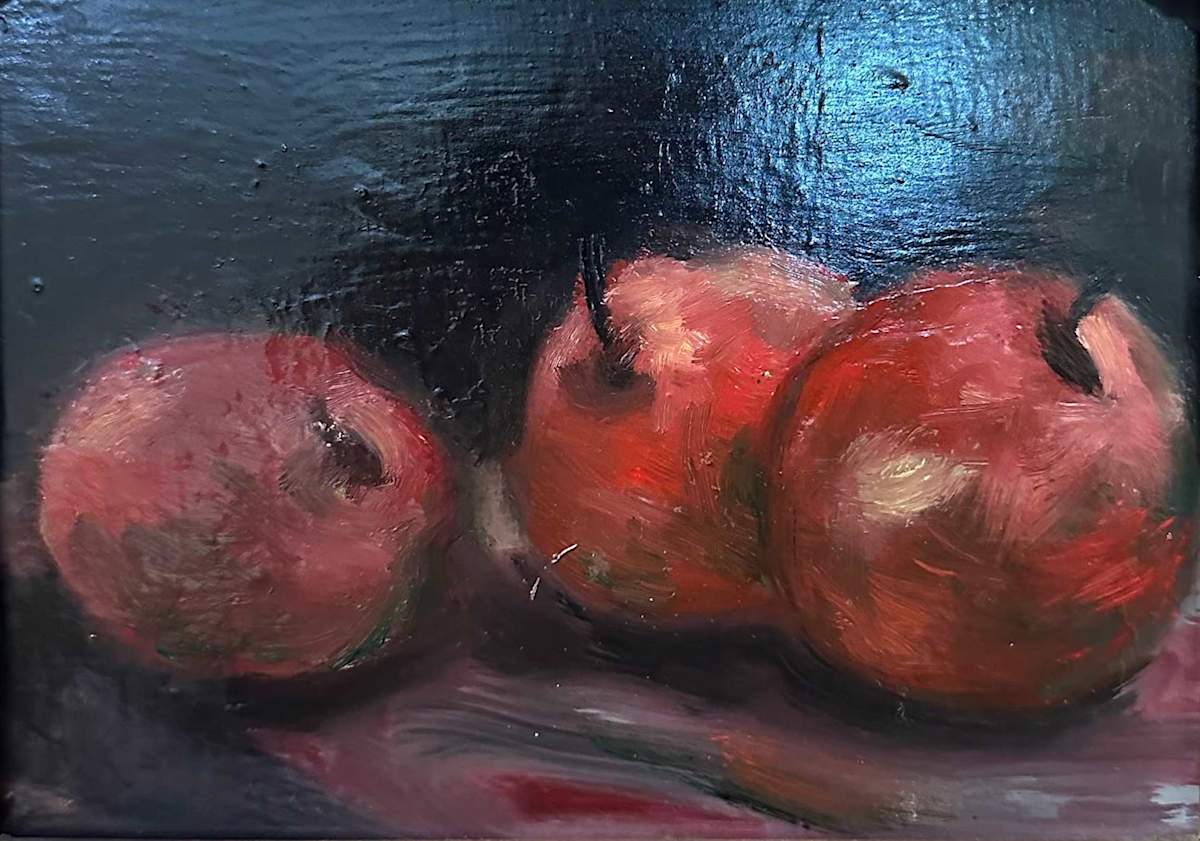 Three Apples by Arthur Gebhardt, Image 2.