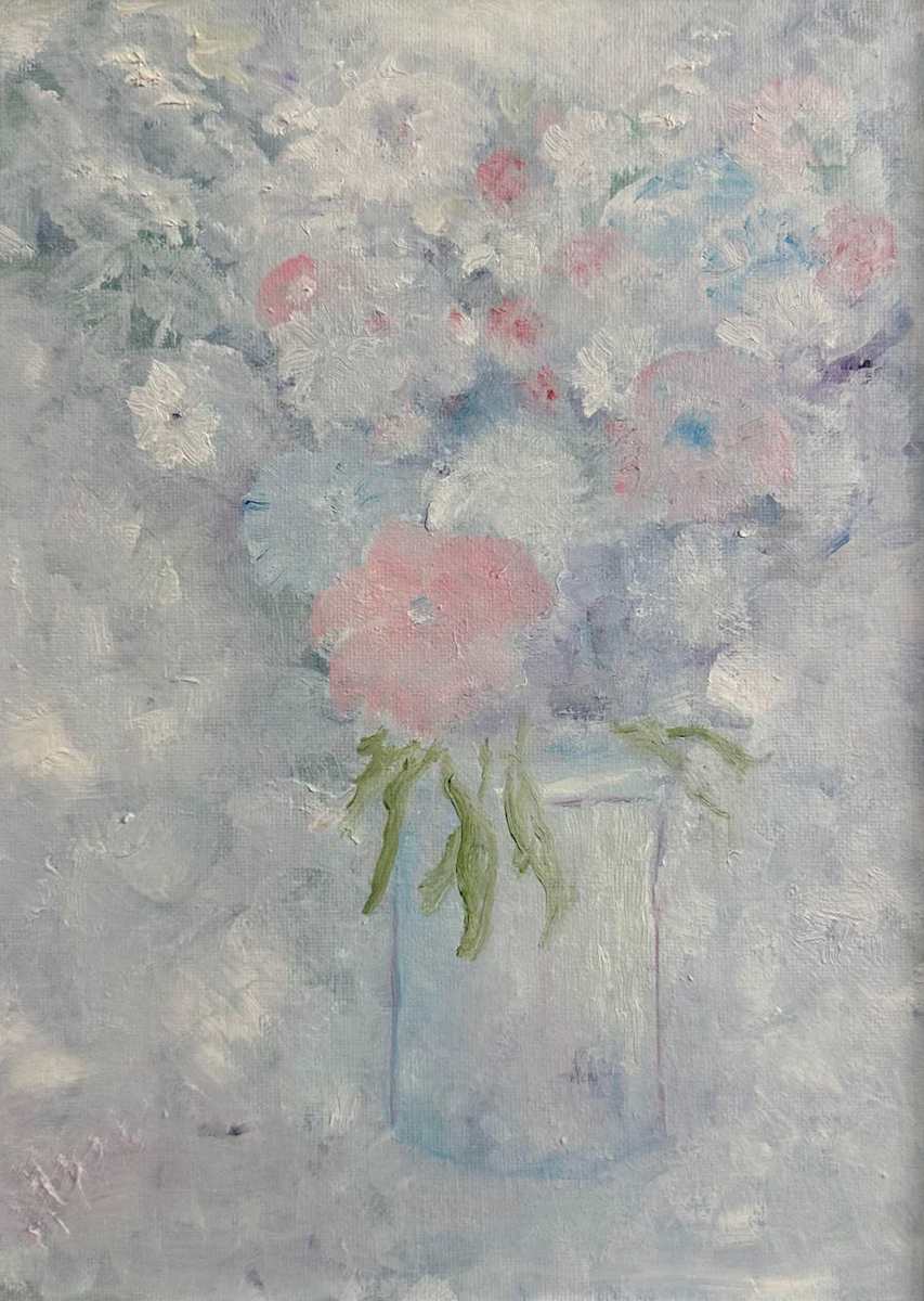 White Flowers by Arthur Gebhardt, Image 2.