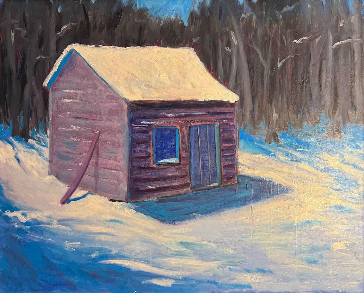 Winter Cabin Playhouse by Arthur Gebhardt, Image 3.