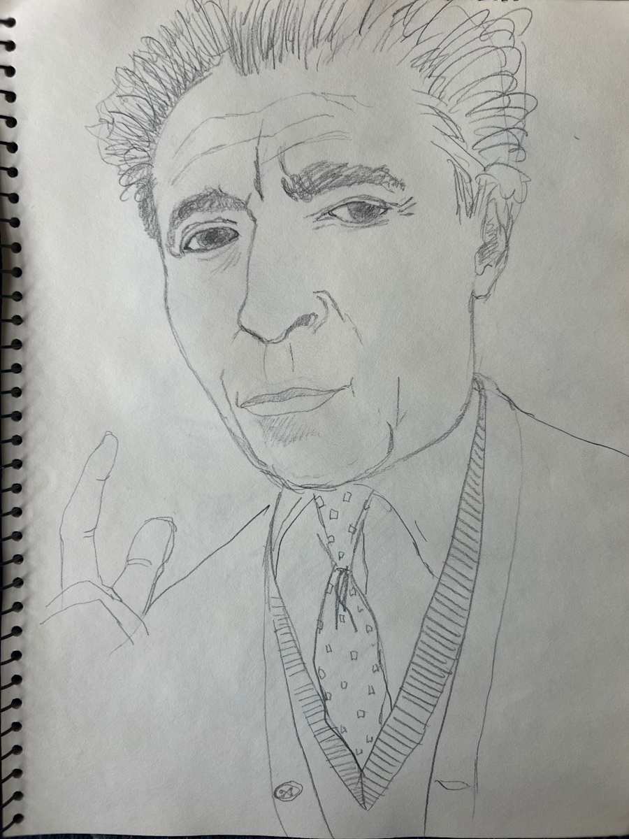Man with Polka Dot Tie by Arthur Gebhardt, Image 3.