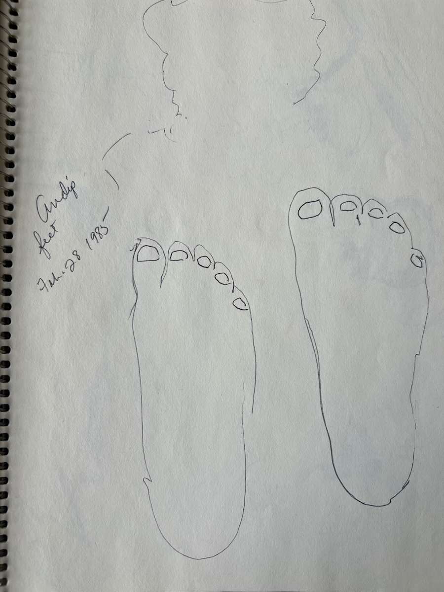 Andy's Feet by Arthur Gebhardt, Image 1.