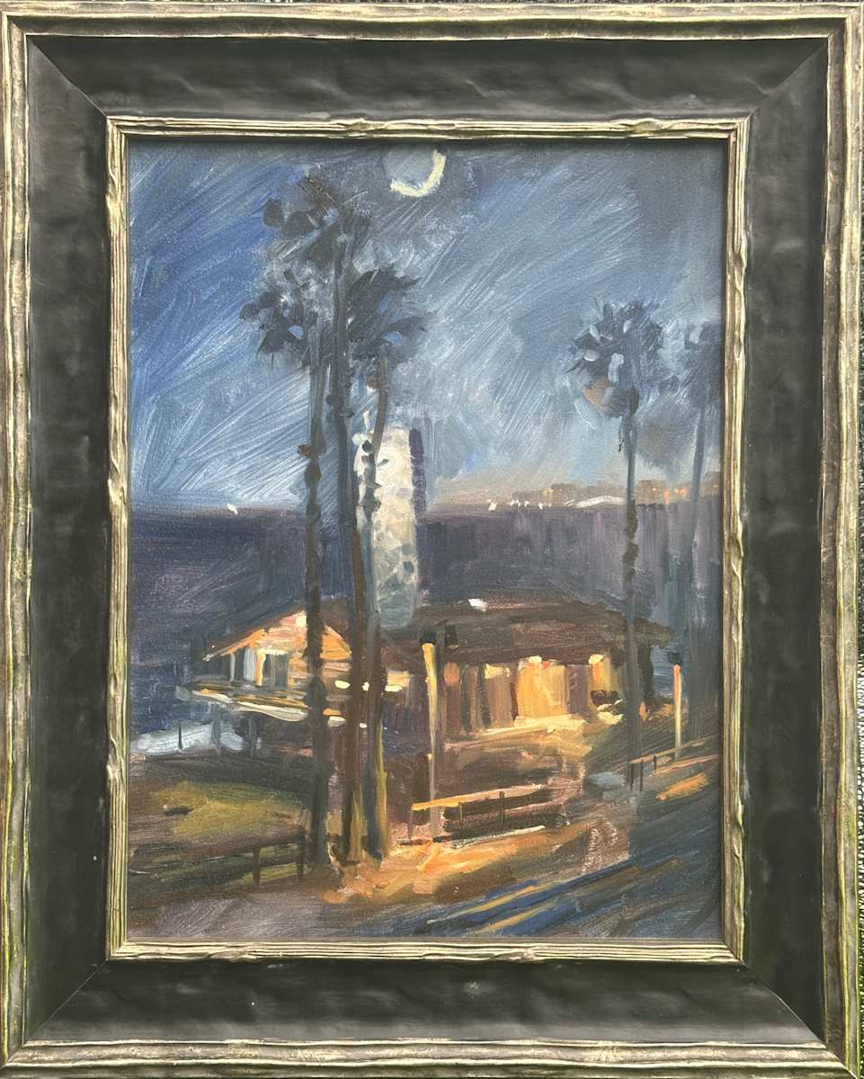 Night Watch by Nick Martello  Image: Painted plein air on a warm summer night during Paint San Clemente.