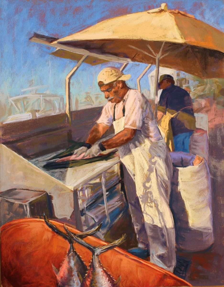 The Big Catch  PRINT by Mary Moores, Image 1.