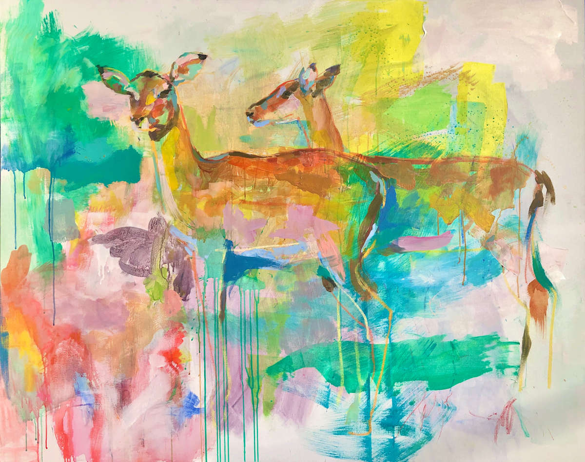Windless Days (Abstract Deers) by VigMayol, Image 1.