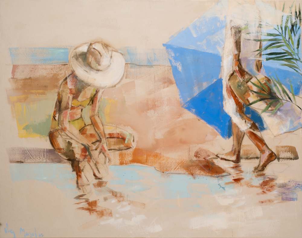 Blue and sand by VigMayol 