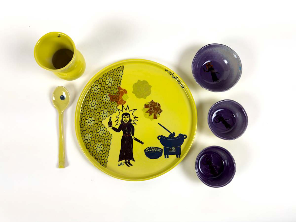 Thali Set 6 piece/each 4/18 by Sarah Khan, Image 2.