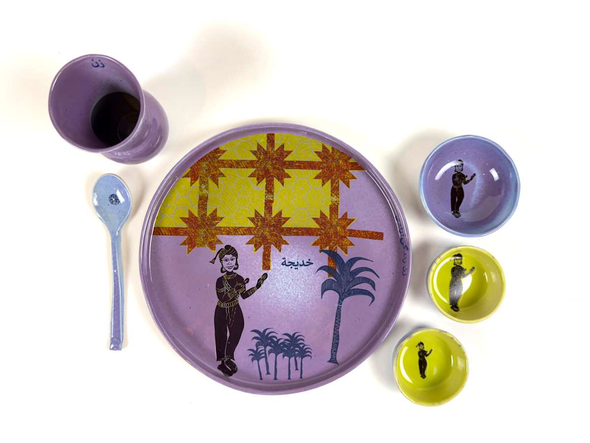 Thali Set 6 piece/each 14/18 by Sarah Khan