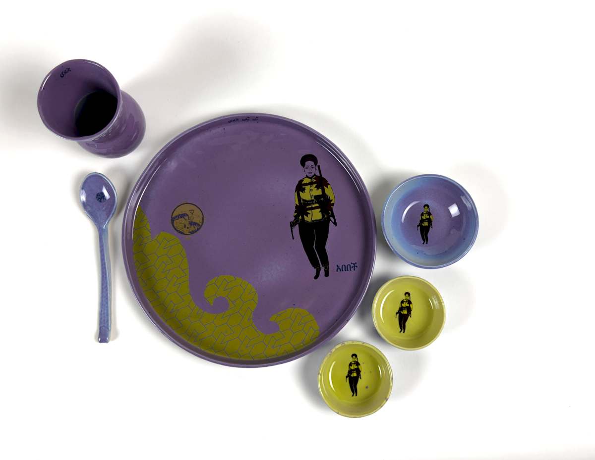 Thali Set 6 piece/each 18/18 by Sarah Khan