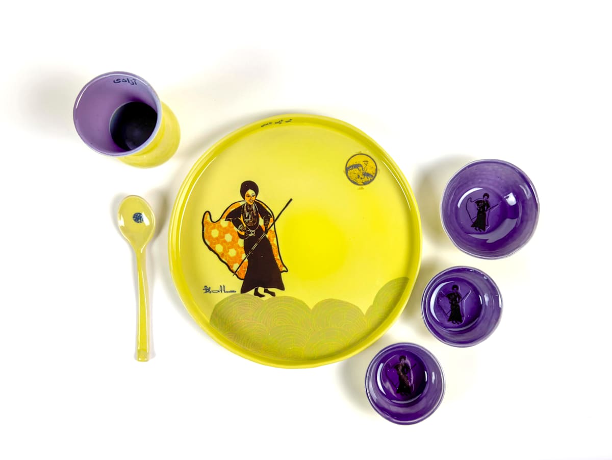 Thali Set 6 piece/each 16/18 by Sarah Khan