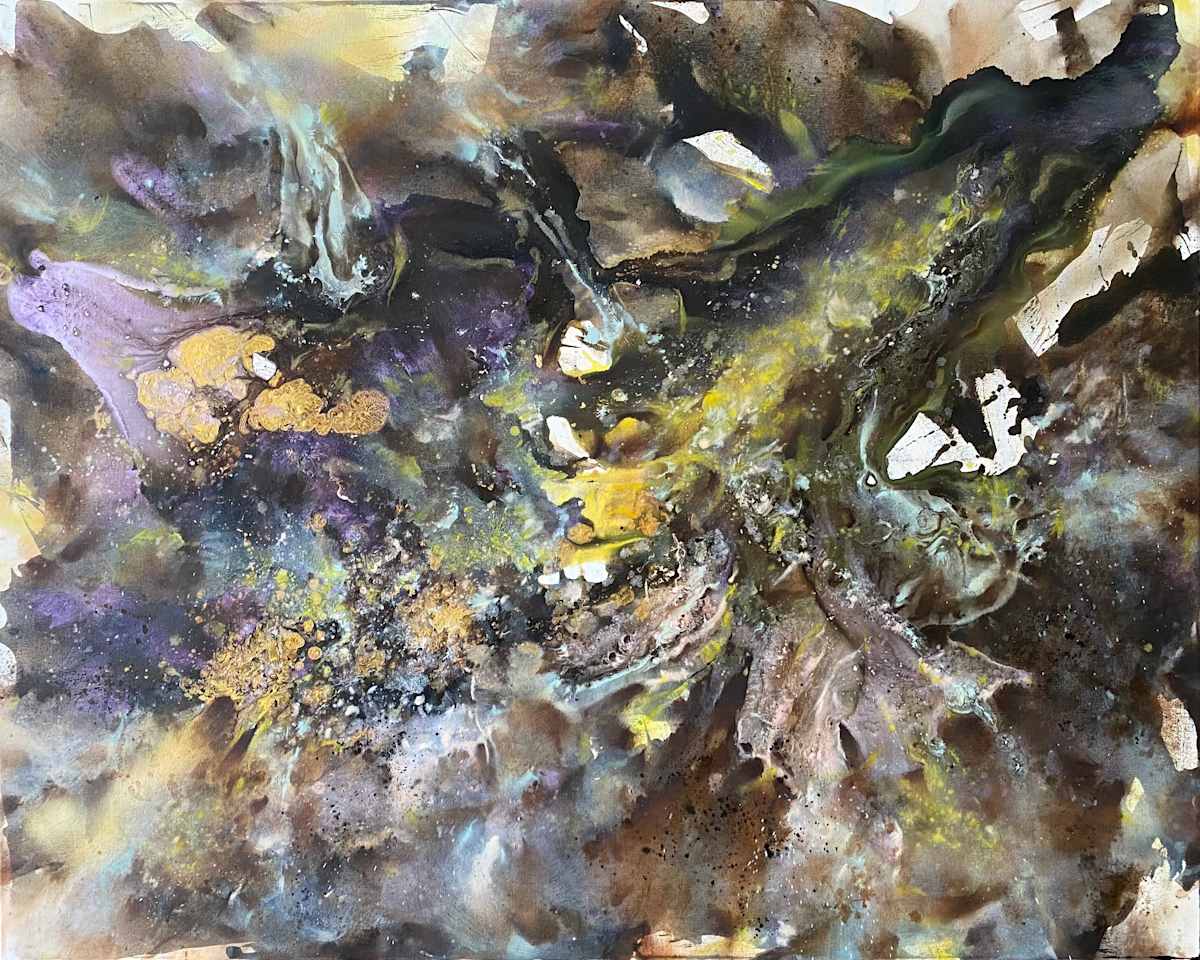 Cosmic waterfall by Dodo Newman 