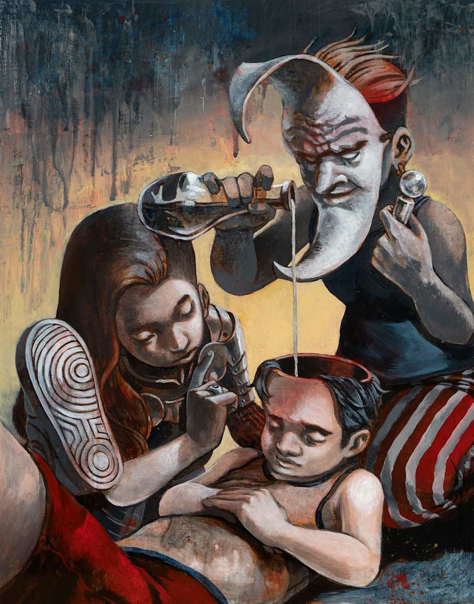 The Dreaming by John Cheng  Image: The words you whisper

turn into the dreams I dream

which become indiscernible from reality.

Are these my dreams or your dreams?
