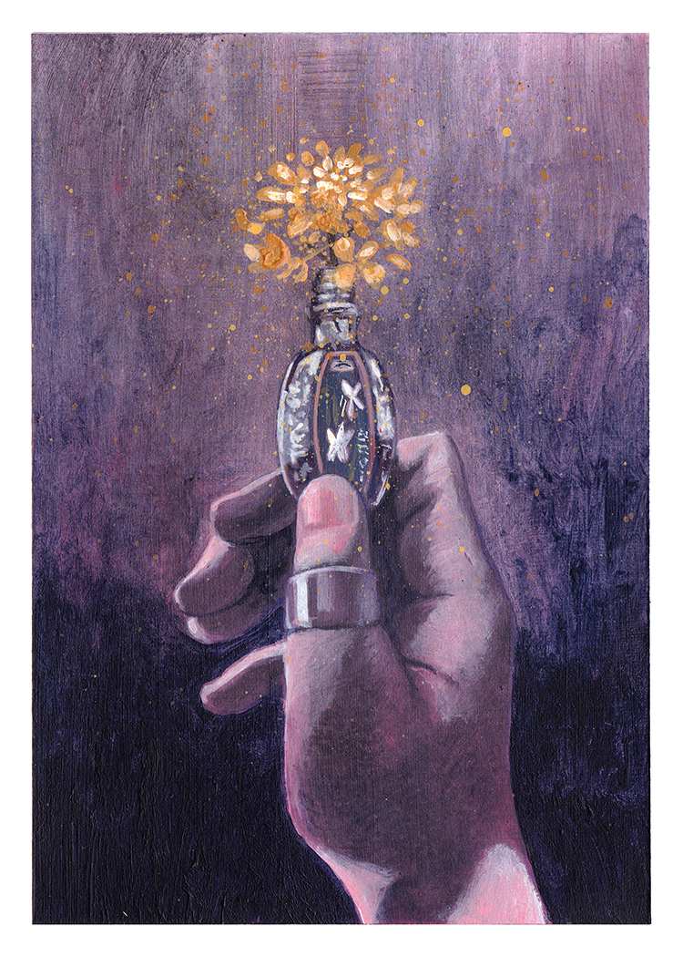 Whiteflower Oil by John Eng(er) Cheng 