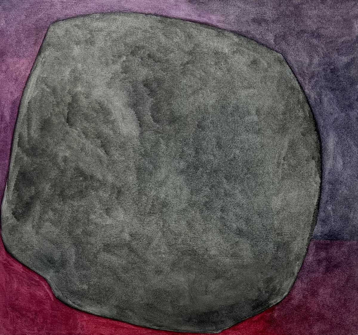 Grey Boulder by Margaret Moench 