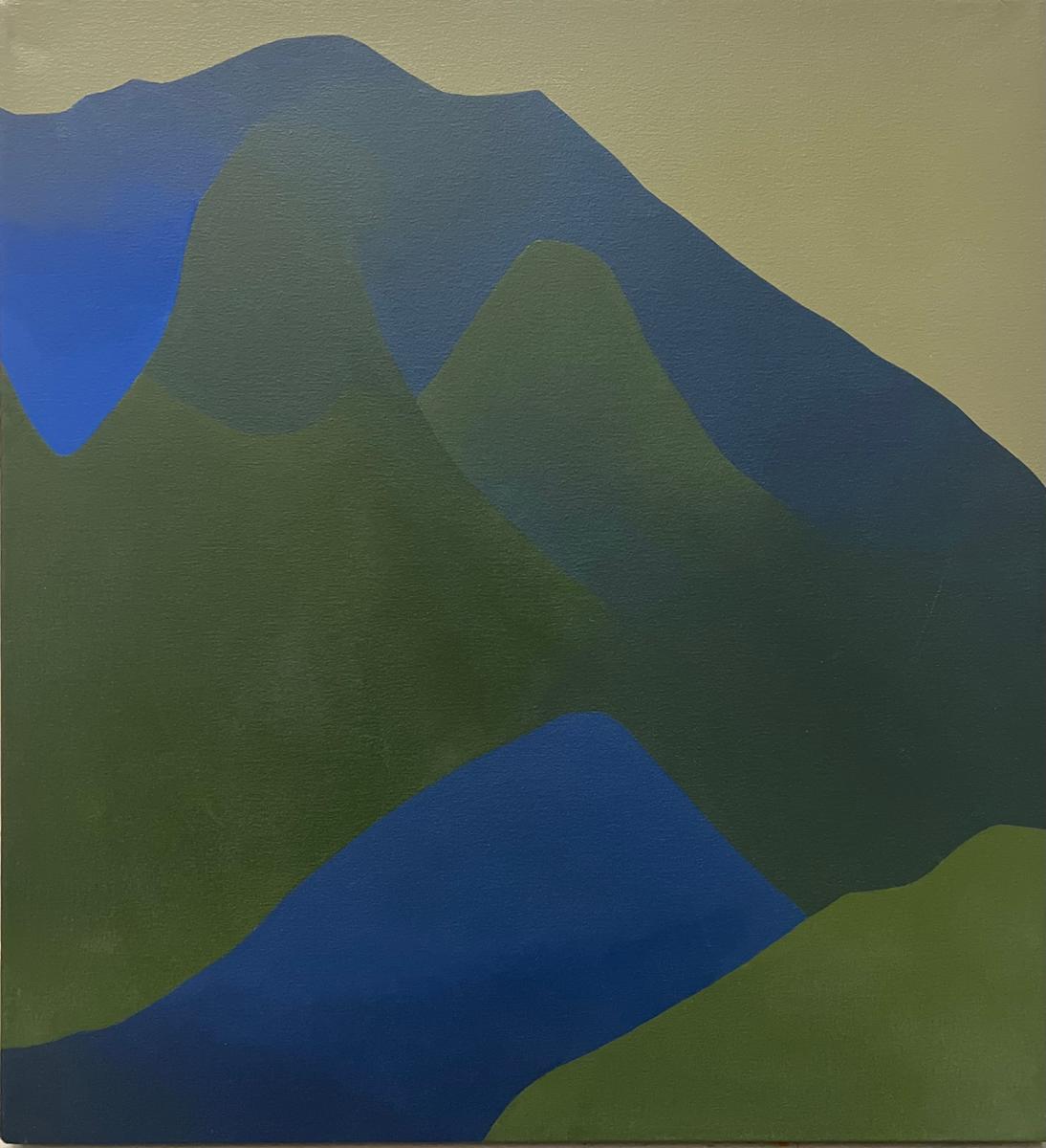 Green Blue Mountains by Margaret Moench 