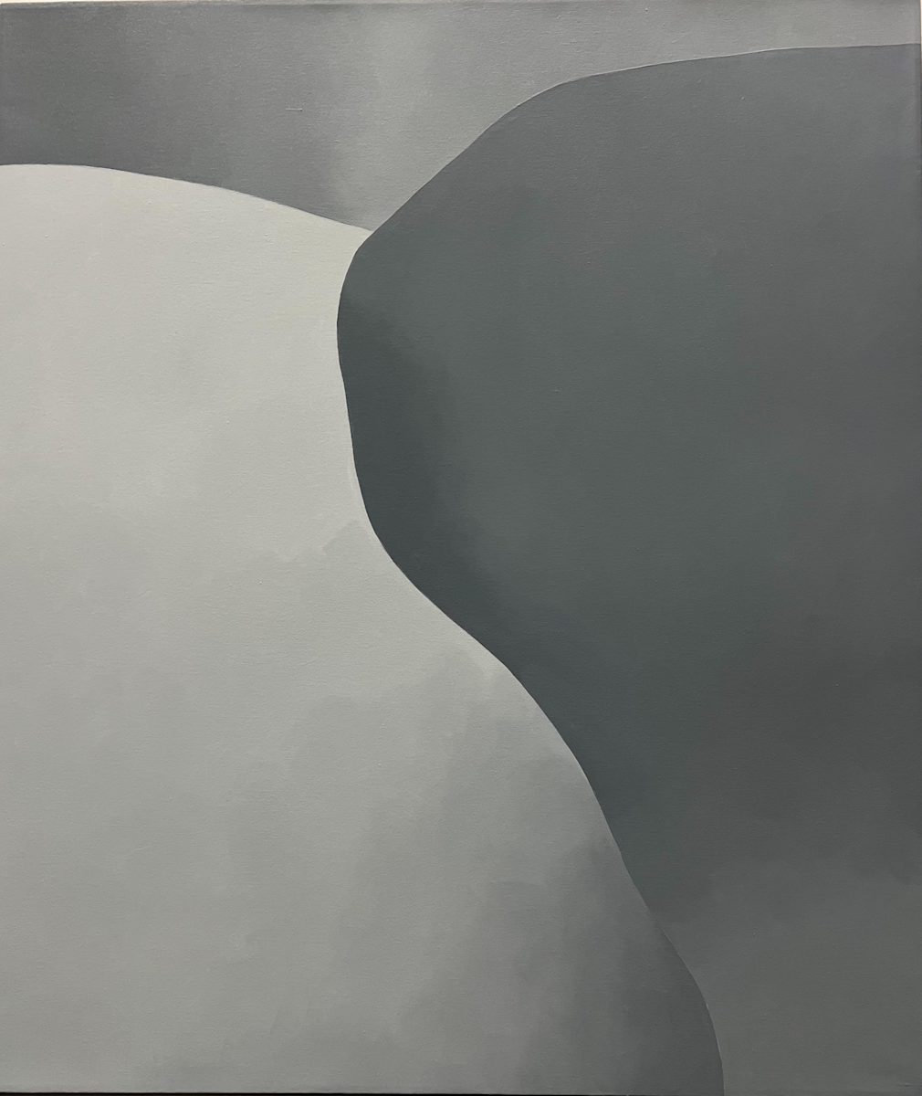#601 Grey Abstract by Margaret Moench 