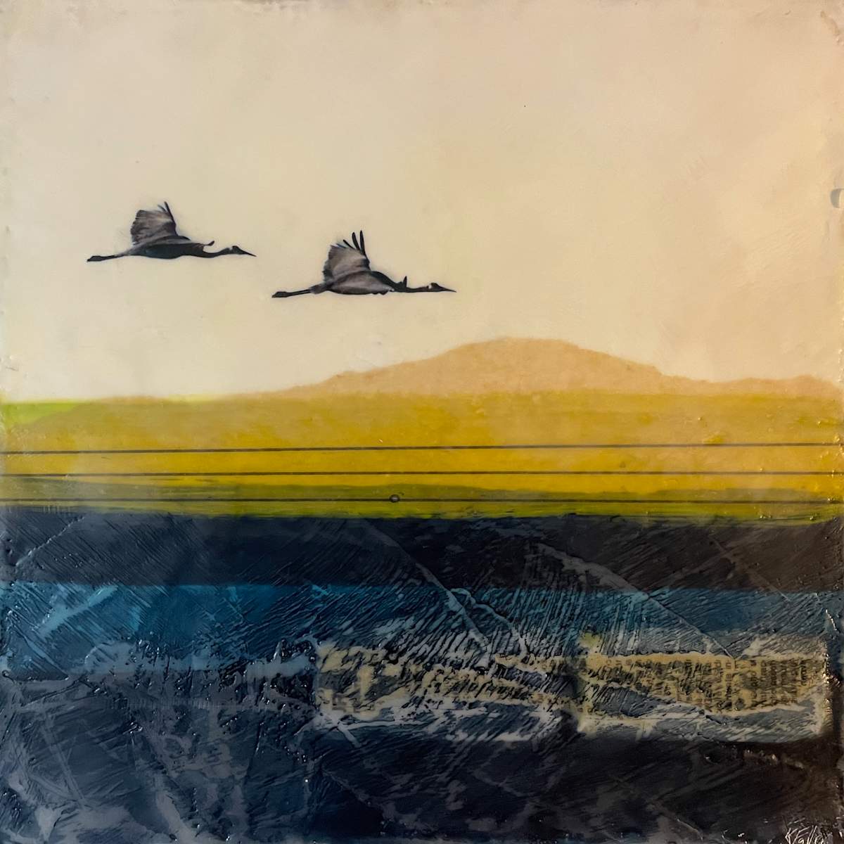 Just under the surface by Karen Faller 