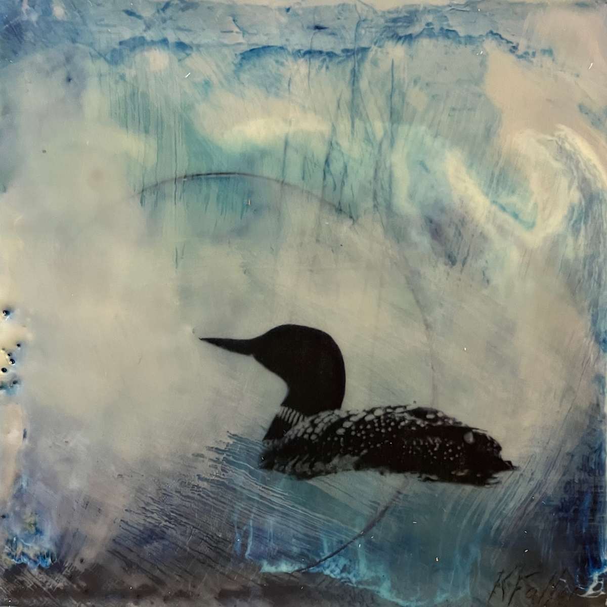 Blue Loon by Karen Faller 