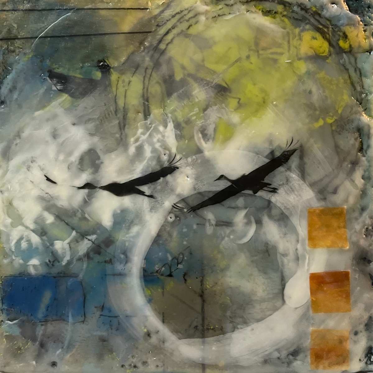 Box o cranes by Karen Faller 