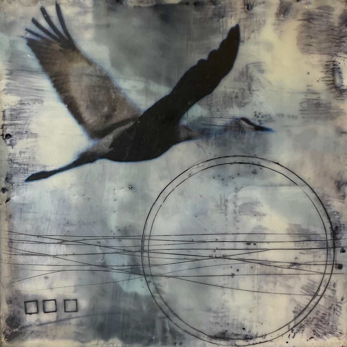 Circling around by Karen Faller 