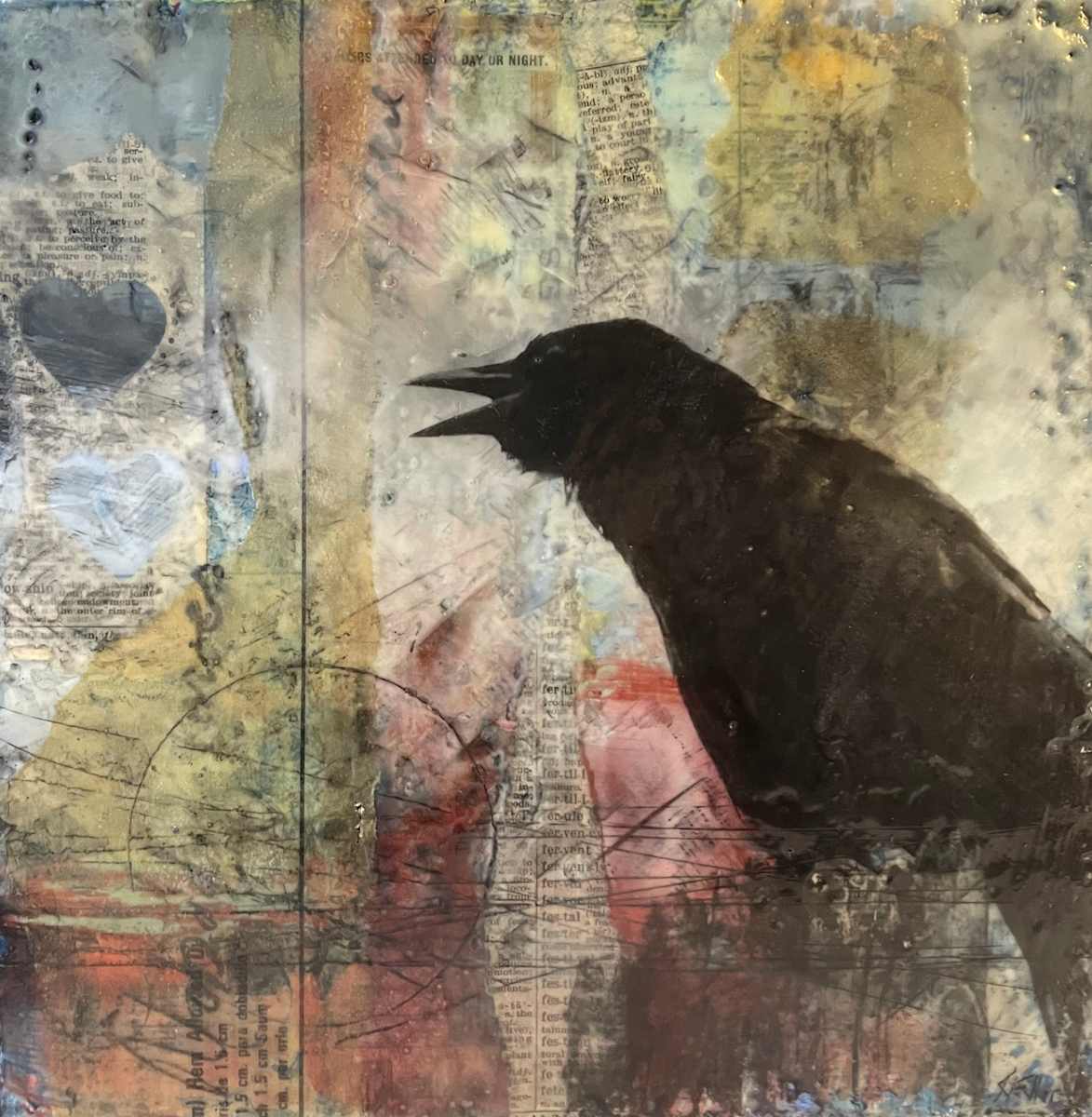 The crow of judgement by Karen Faller 