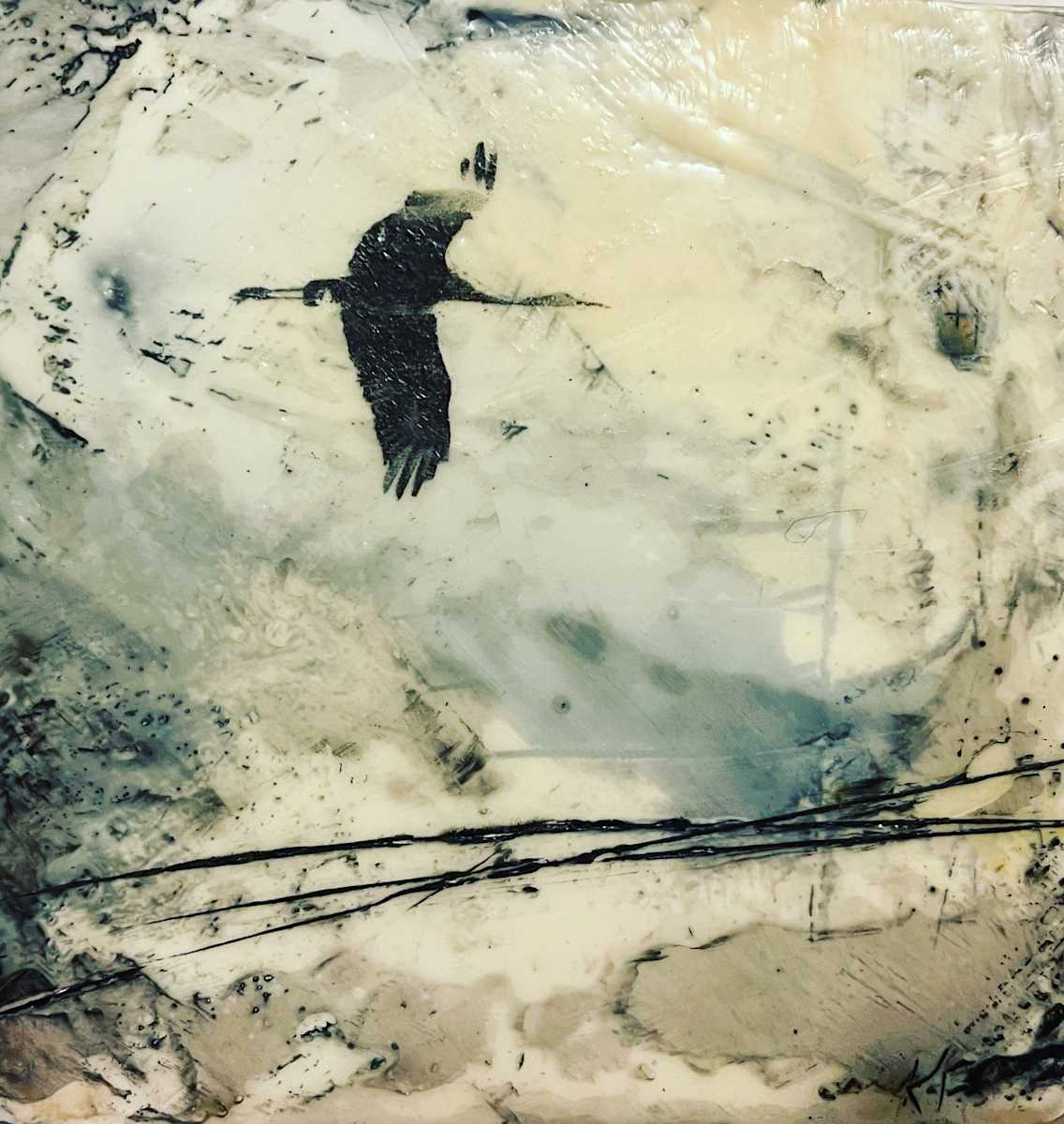 Winter flight by Karen Faller 