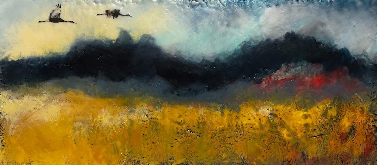 Over the meadow by Karen Faller 