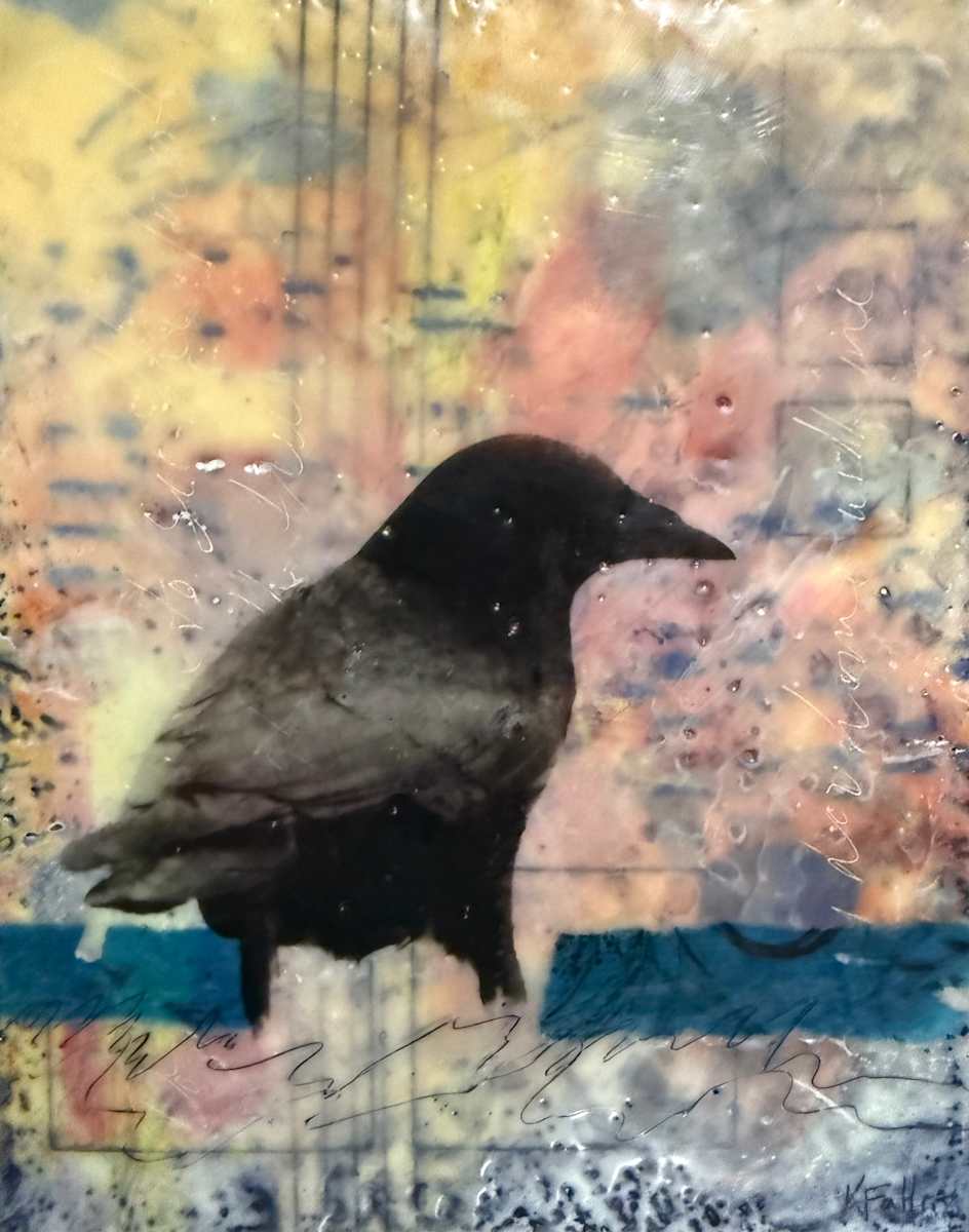 Everything is rosy and grey by Karen Faller 