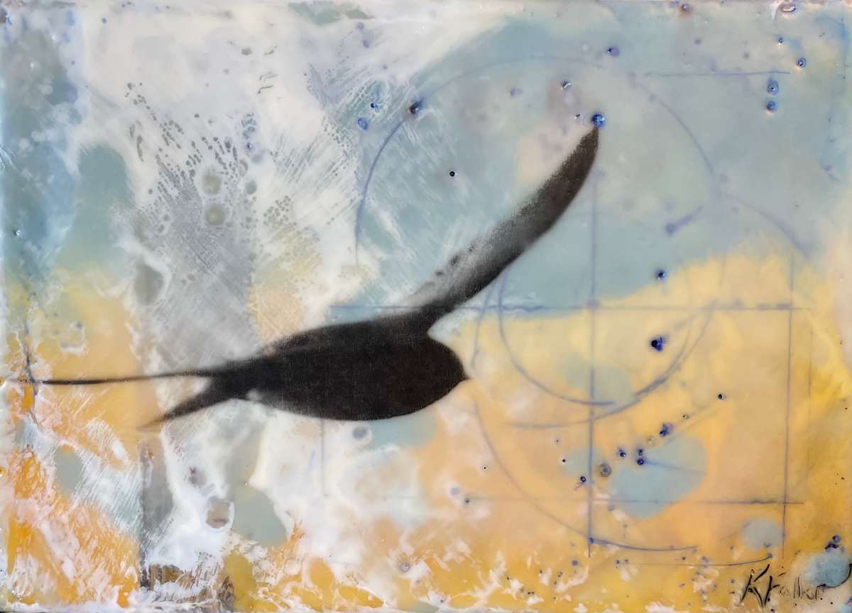 Fibonacci flight by Karen Faller 