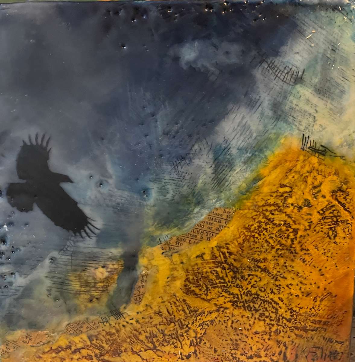 Fly over by Karen Faller 