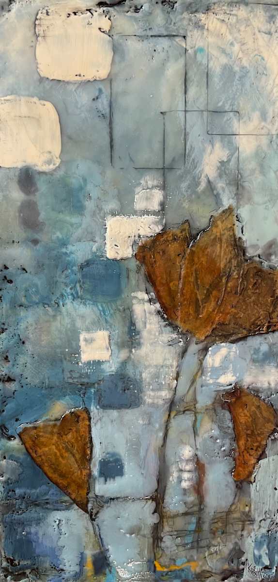 Blue Petals by Karen Faller 