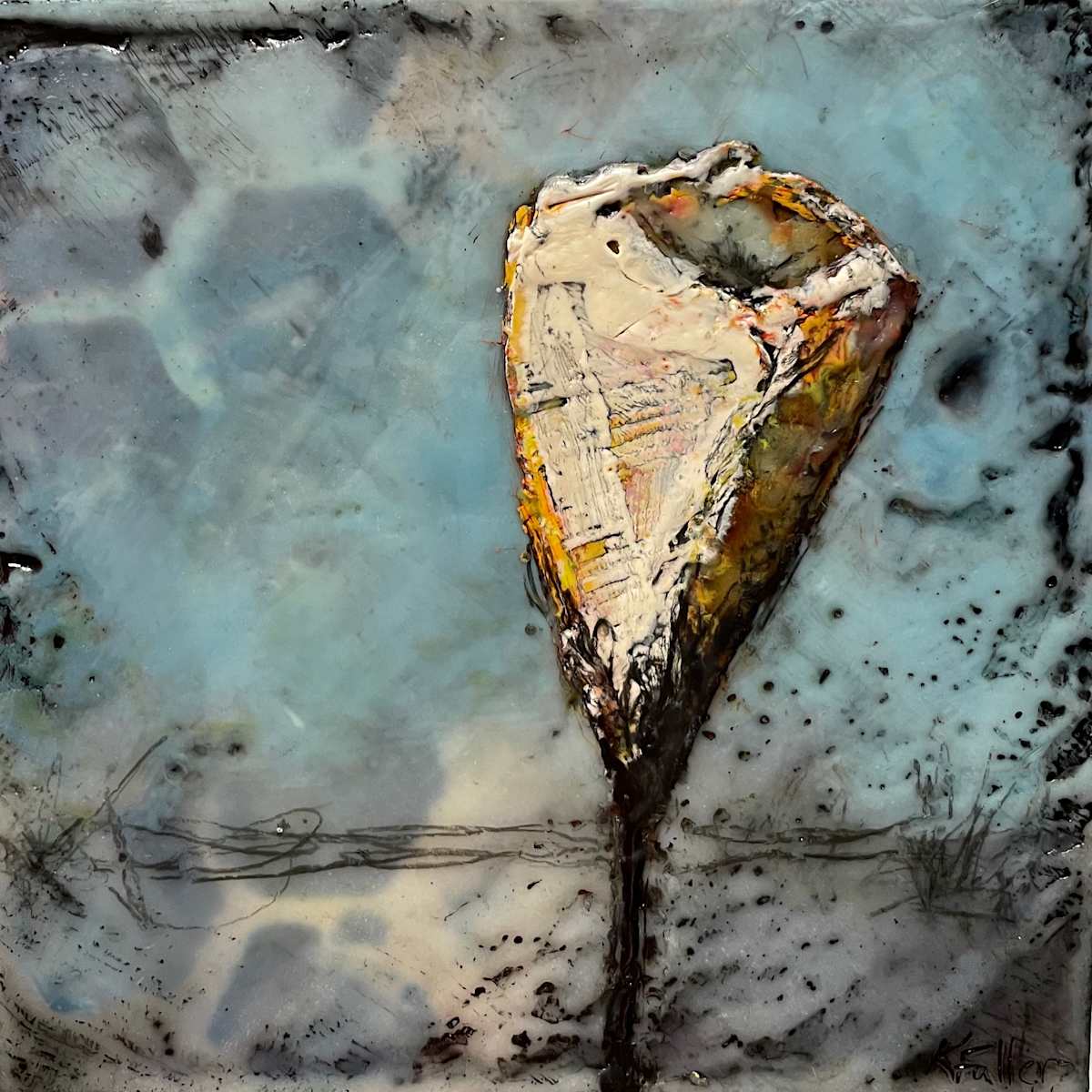 Champagne and flowers by Karen Faller, Image 1.