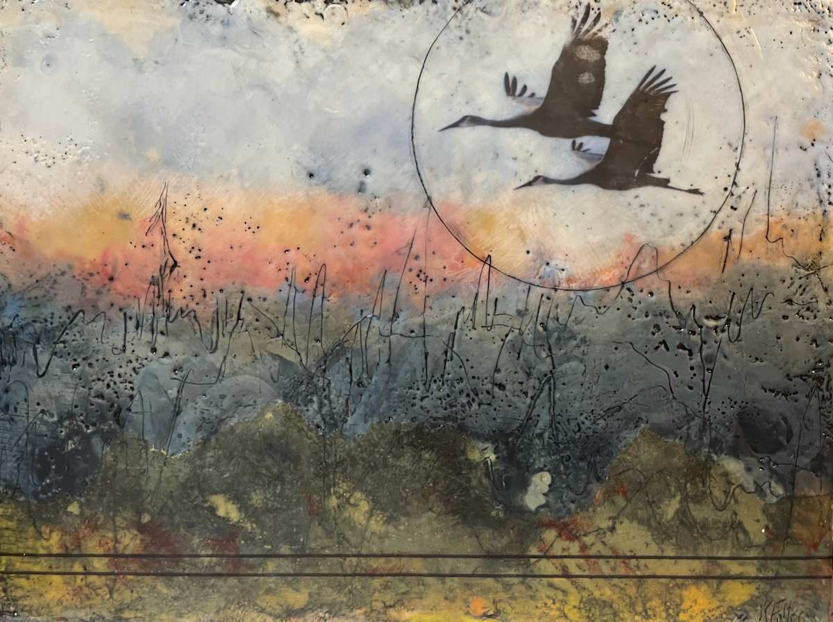 Evening glow by Karen Faller 