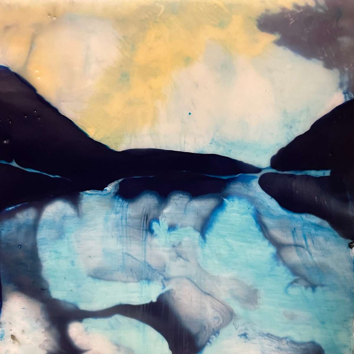 Clouds reflections by Karen Faller 