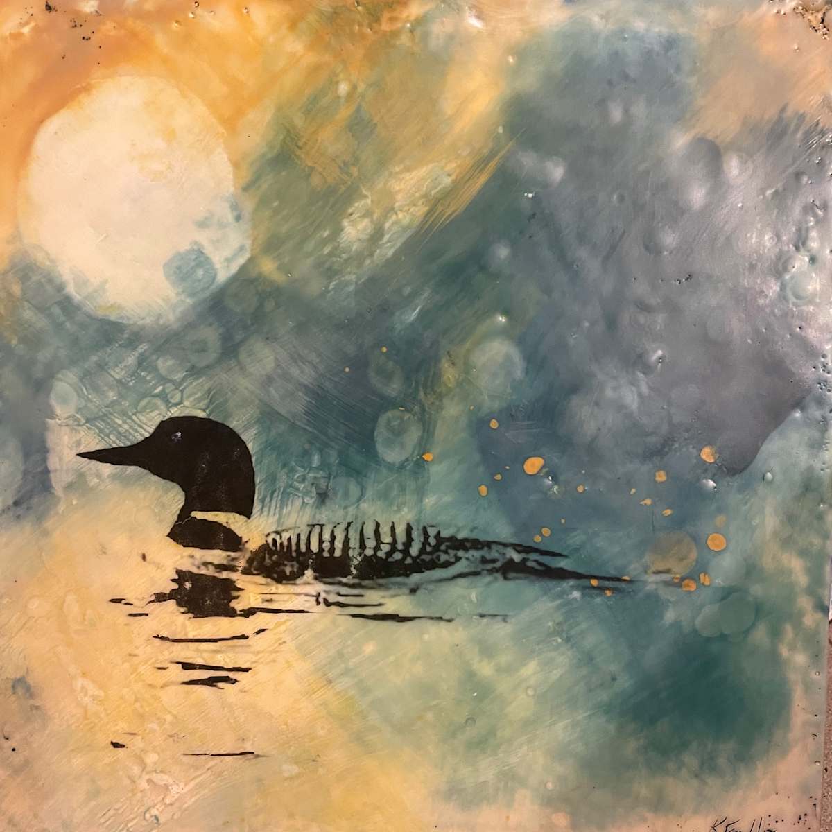 Blue Loon by Karen Faller 
