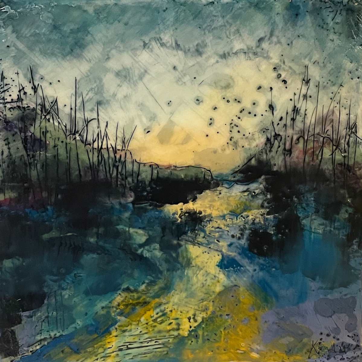 In the fire zone by Karen Faller 