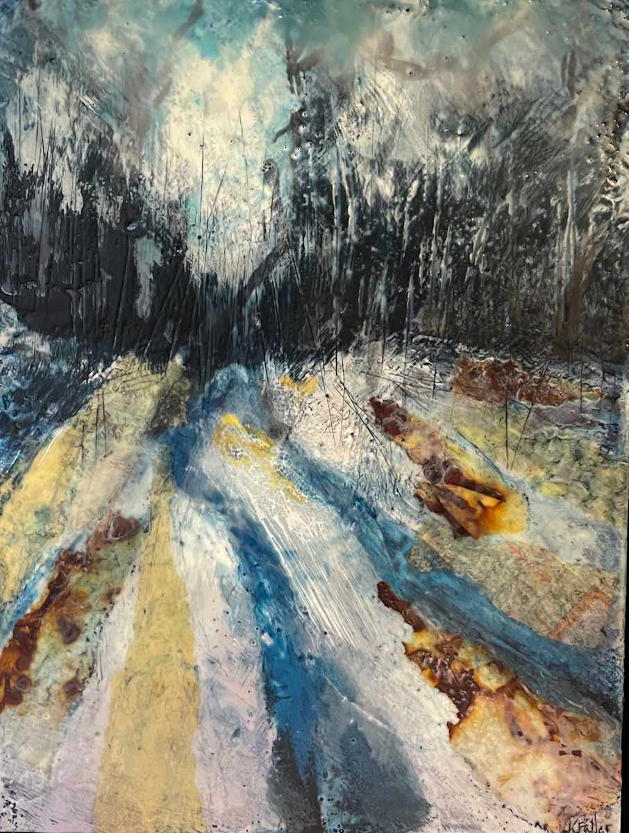 Path of snow by Karen Faller 