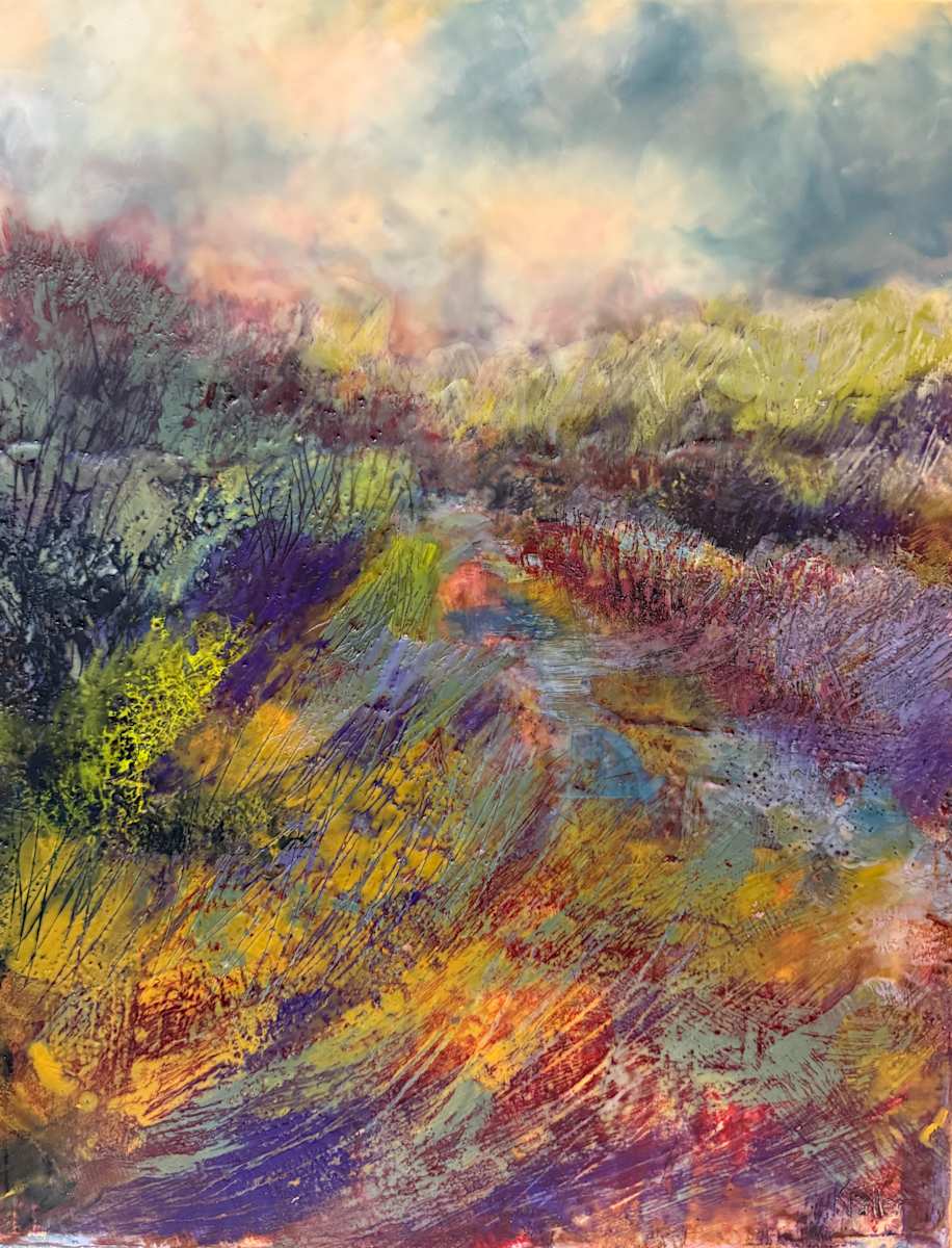 Path through the willows by Karen Faller 