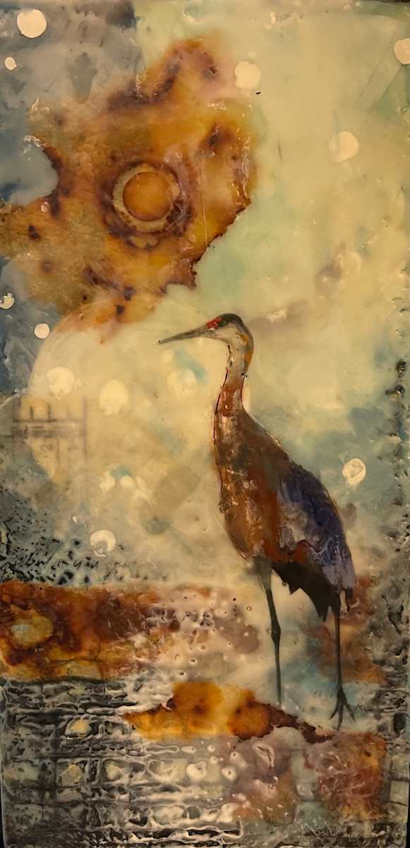 Rusty feathers by Karen Faller 