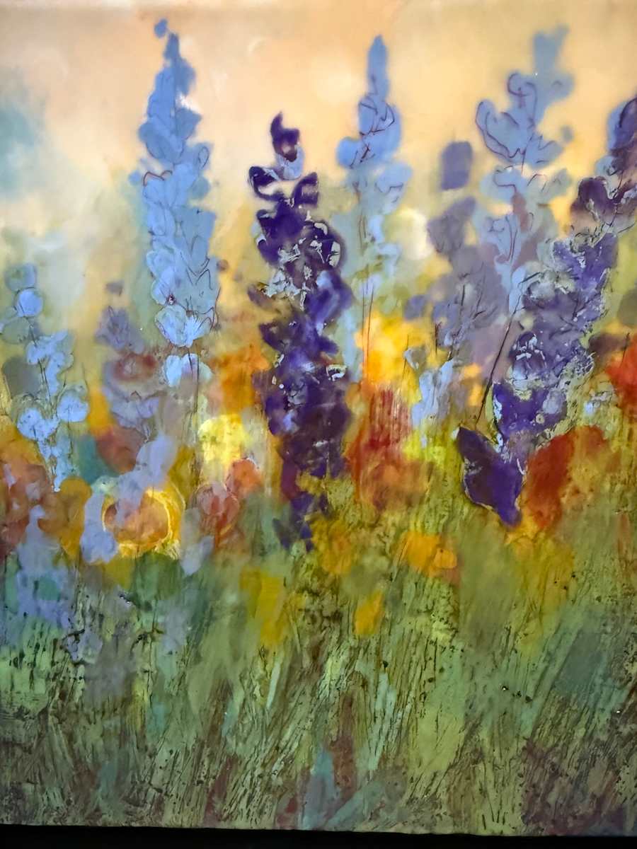 Waiting for bees by Karen Faller 