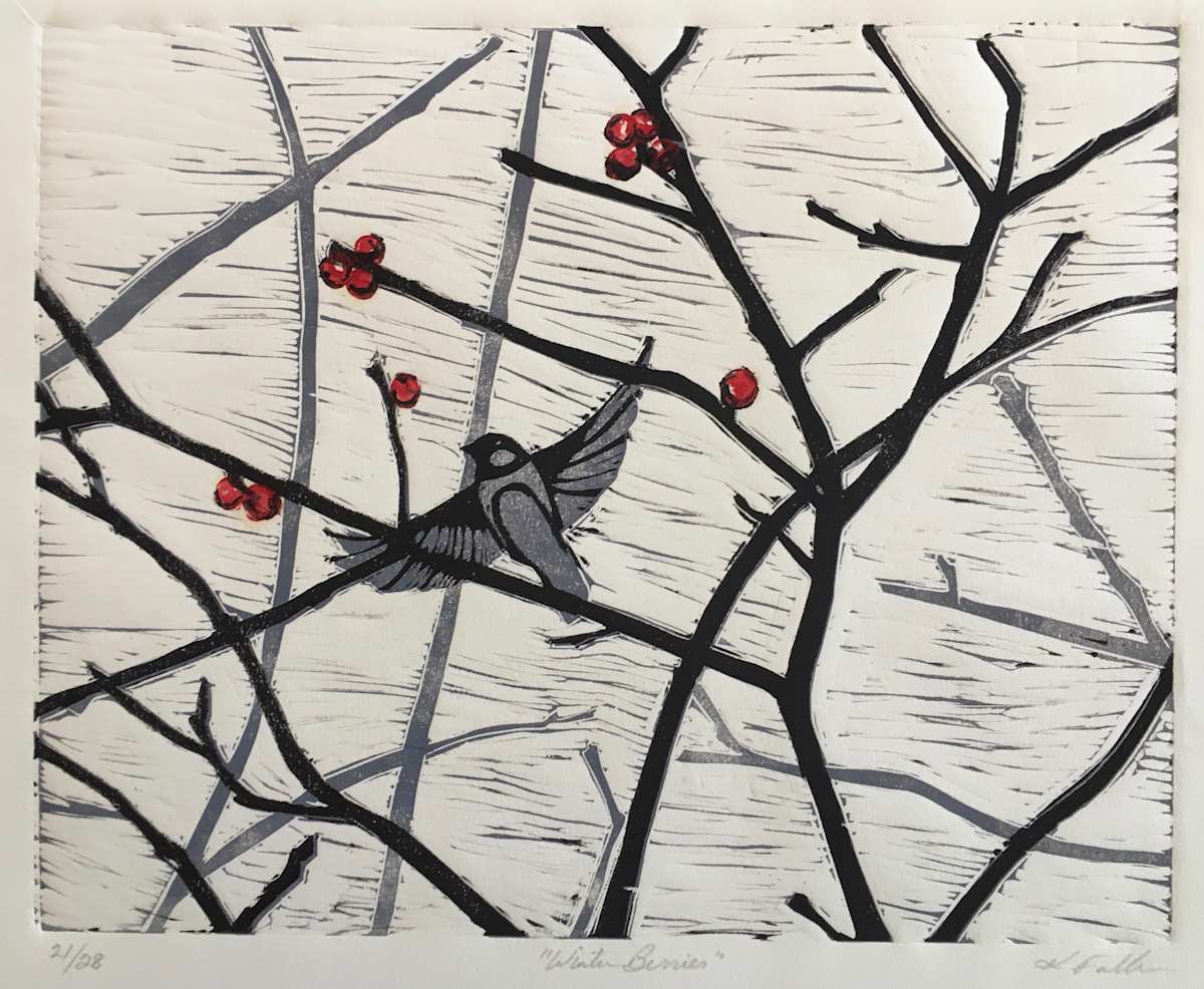 Winter Berries by Karen Faller 