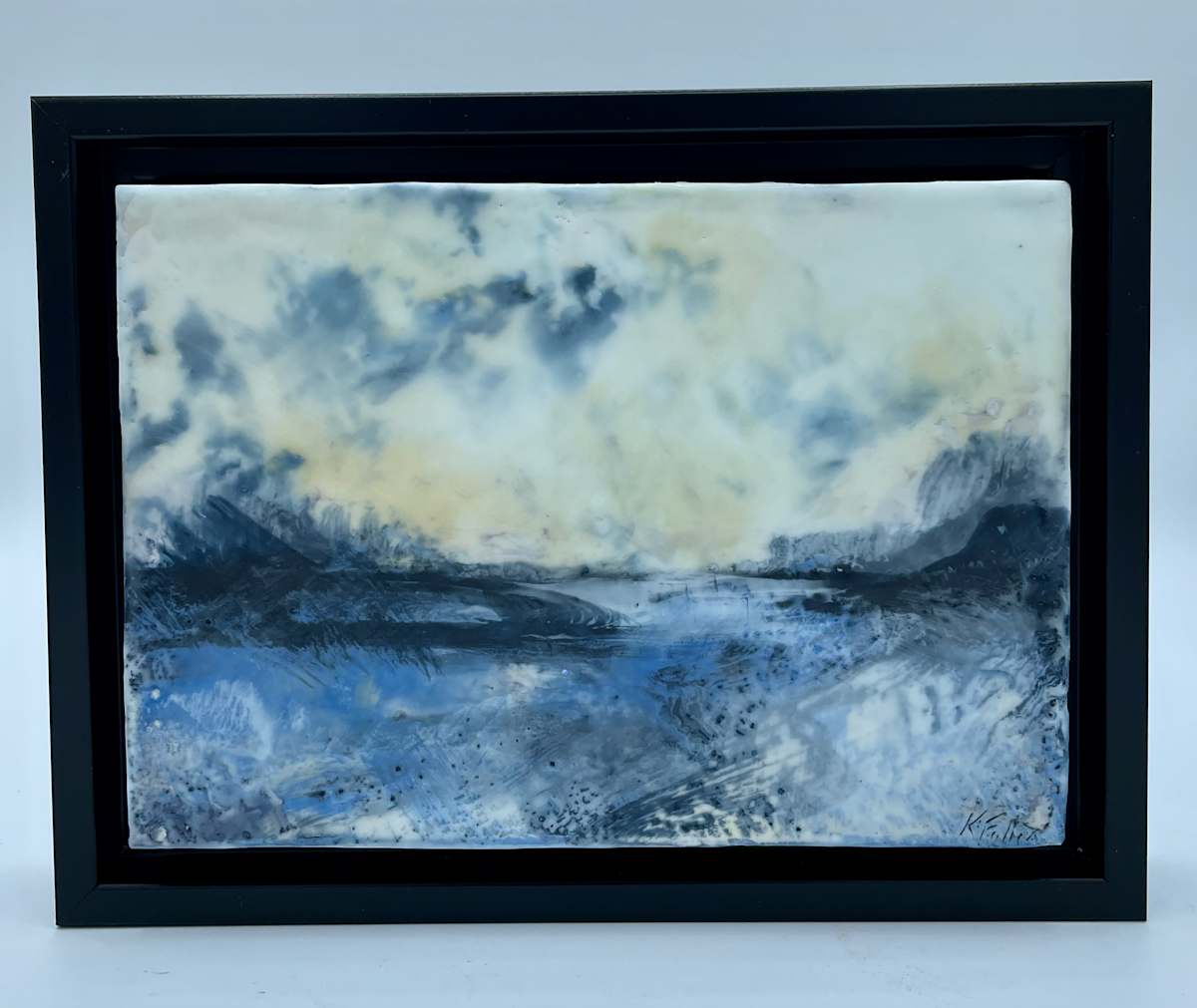 Blue lake by Karen Faller 