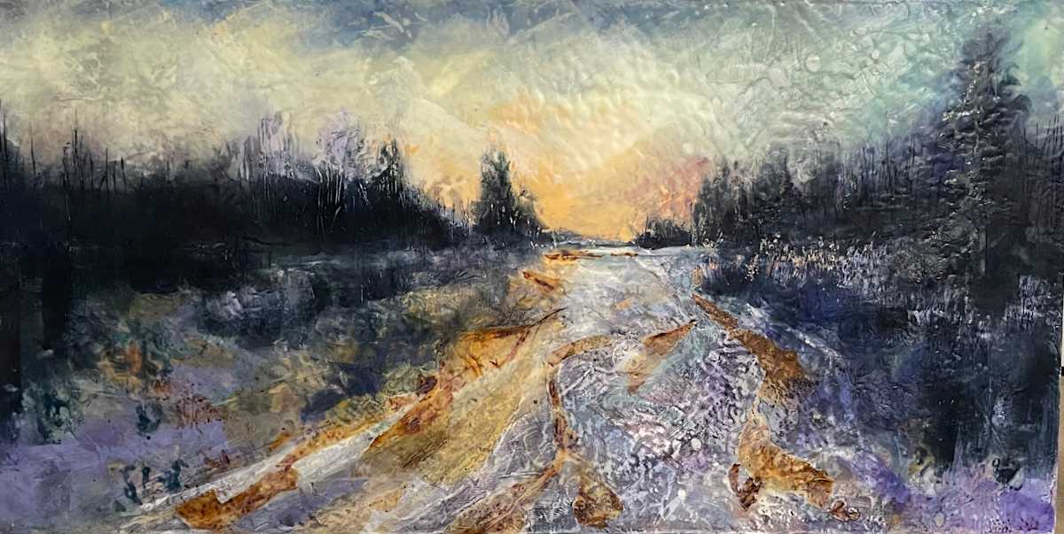 Winters Eve by Karen Faller 