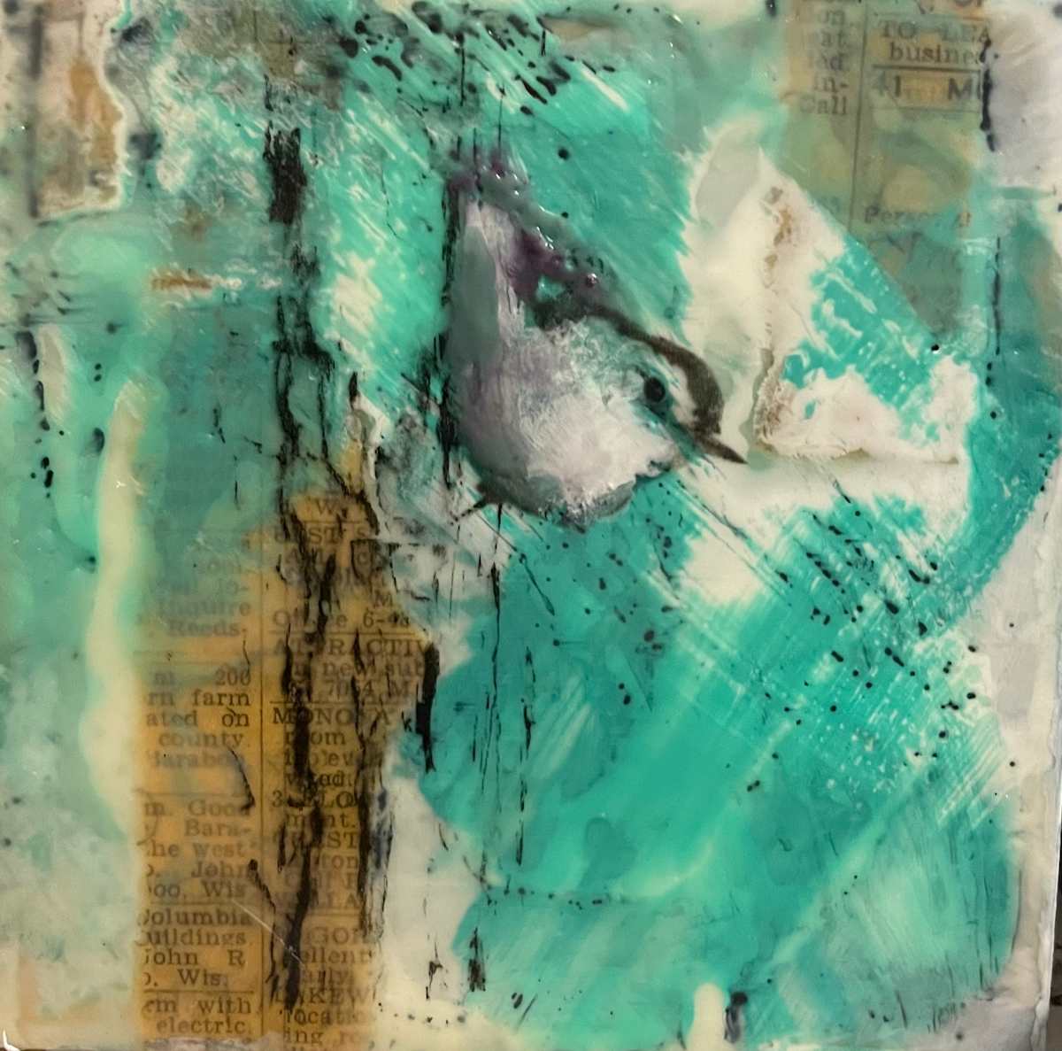 Nuthatch II by Karen Faller 