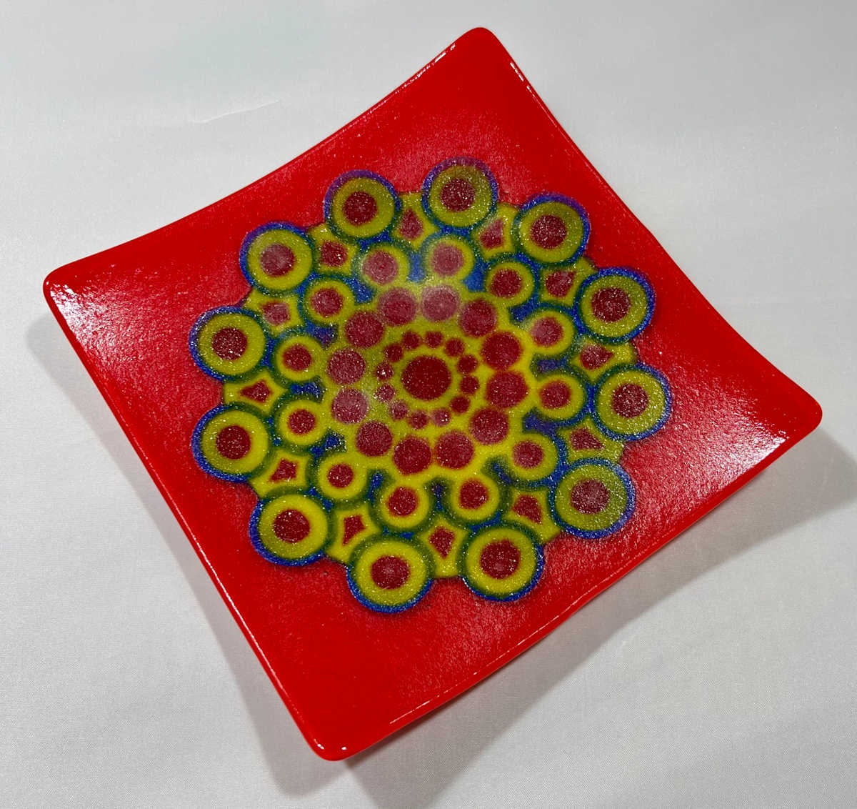 6" Mandala Dish 6 by Julie Root Sawyer 