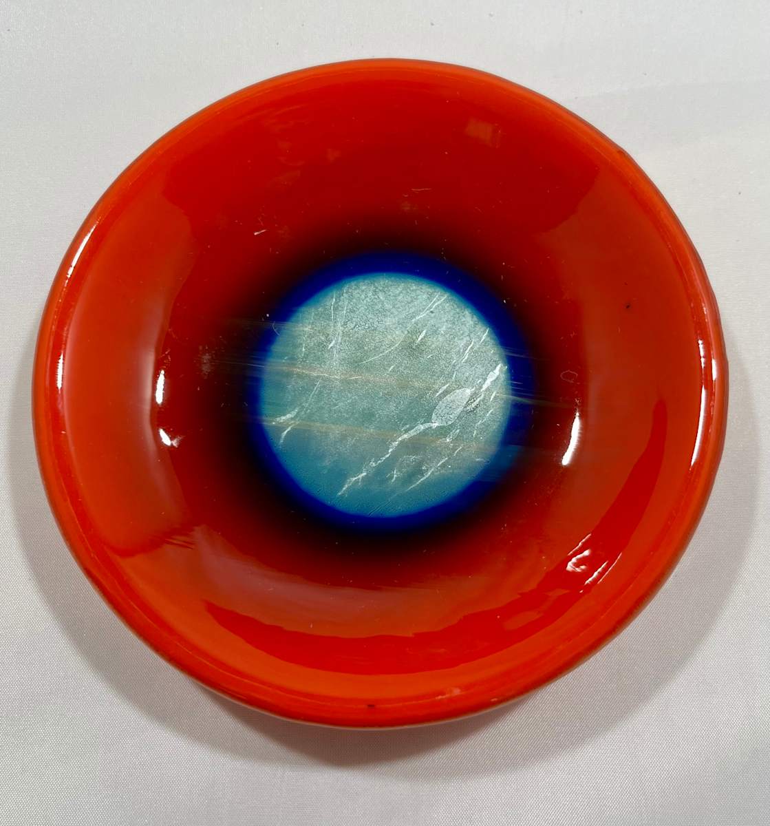 5" shallow dish #3 by Julie Root Sawyer, Image 1.
