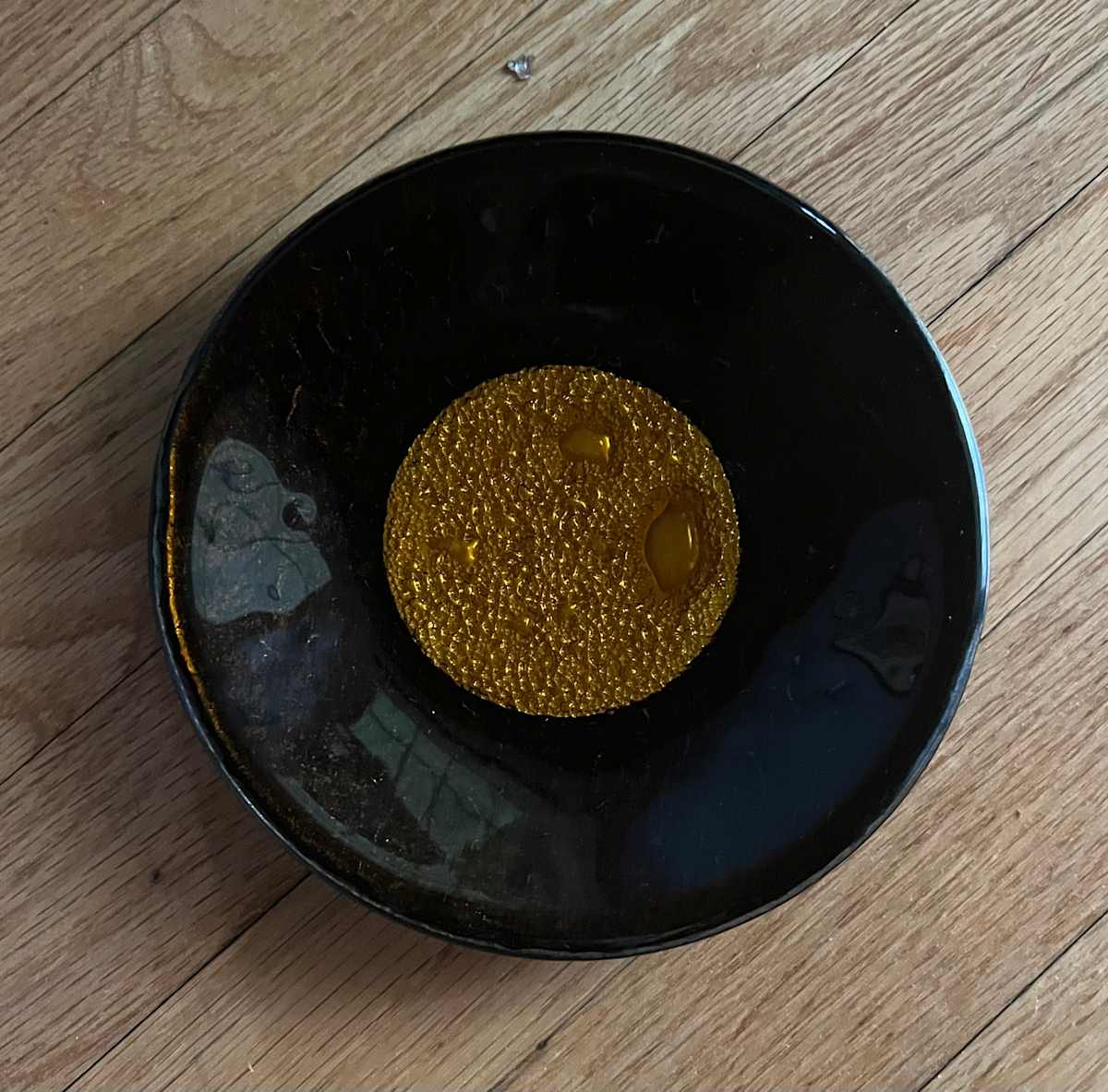 Brass, amber & black by Julie Root Sawyer, Image 1.