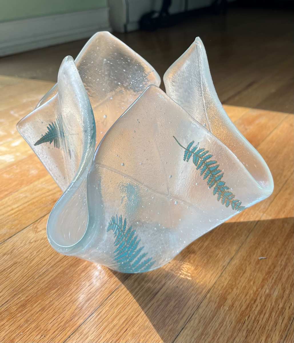 Fern Candle Holder by Julie Root Sawyer, Image 1.