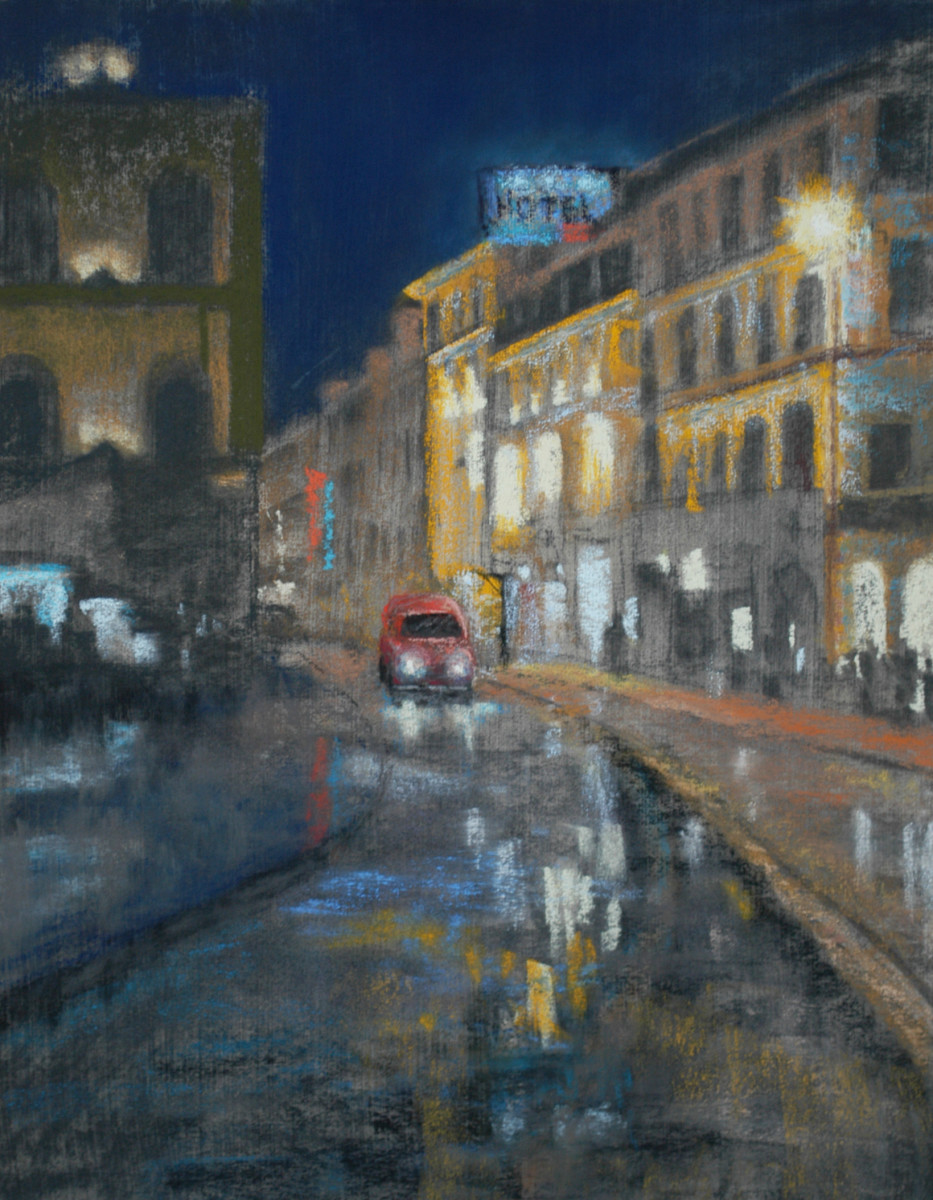 Rainy Night in Paris by Lorraine McFarland 