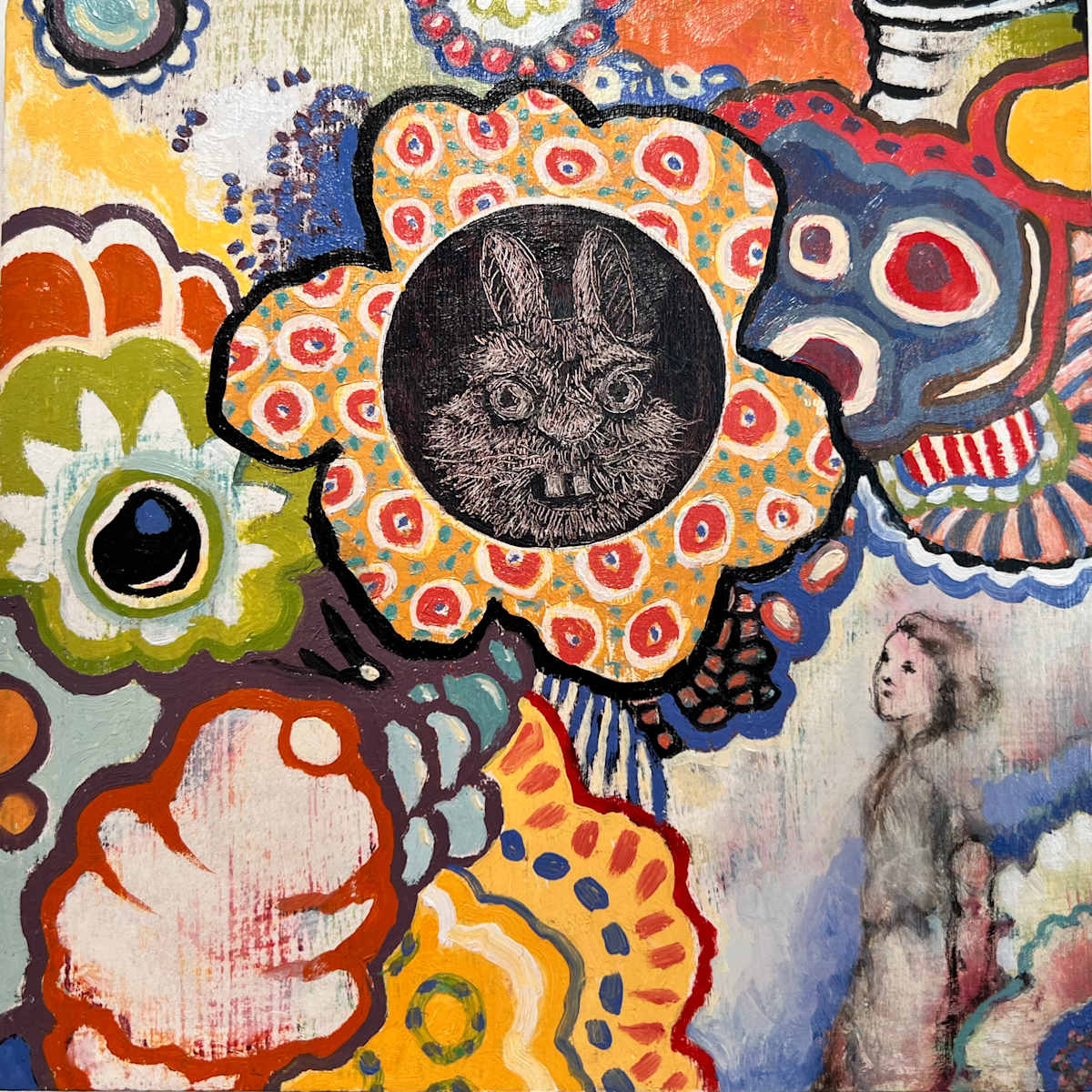 Rabbit Scratch 1 by Elizabeth Bruno  Image: Bruno, Elizabeth "Rabbit Scratch 1" 2022