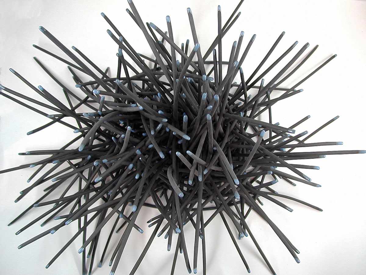 Black Curves with French Blue Glazed Tips by Bean Finneran  Image: Bean Finneran "Black Curves with French Blue Glazed Tips" 2009